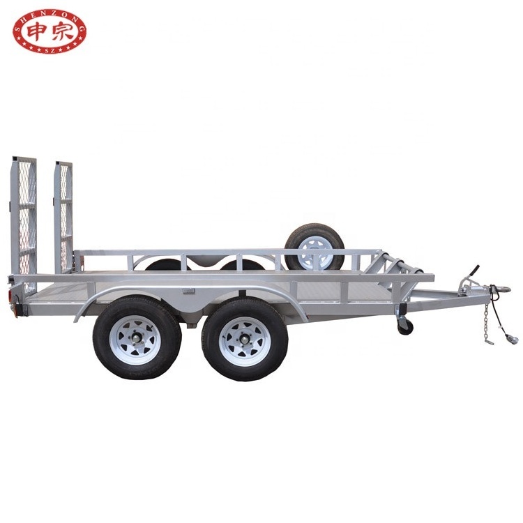 Tandem Trailer Small Mini Excavator Car Trailer