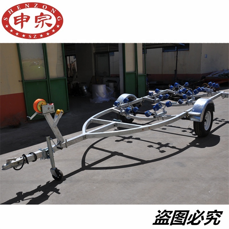 Good Quality Galvanized Inflatable Boat trailer