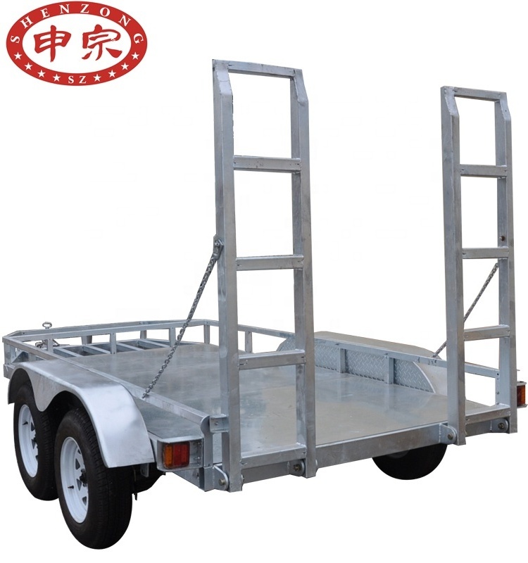 Tandem Trailer Small Mini Excavator Car Trailer