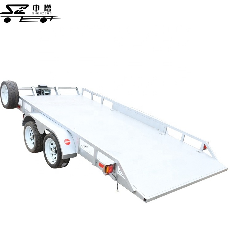 Car carrier platform car transporter trailer