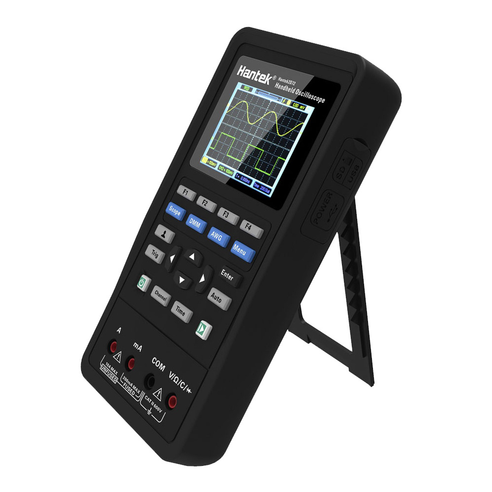 Hantek2D72 70MHz 2CH+DMM+AWG 250MSa/s handheld oscilloscope