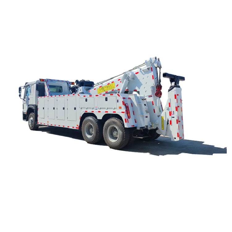 Sinotruk HOWO 6X4 30 tons 50 tons LHD 360 Degree Rotation Rotator Road Recovery Rescue Breakdown Wrecker Tow Truck Emergency