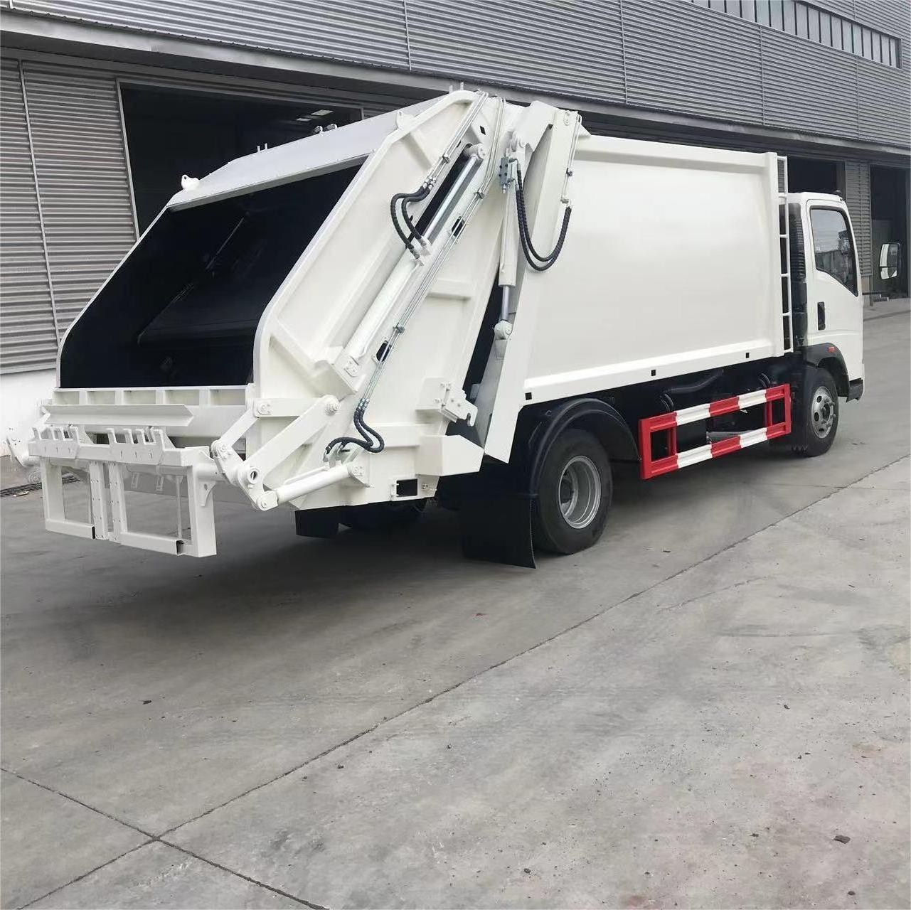 Garbage Truck 5-10 Ton Heavy Duty Truck Sinotruk HOWO Euro 3 4x2 garbage compactor truck for garbage collection