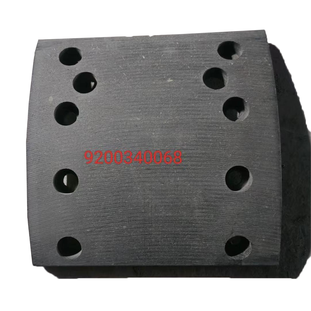 High quality heavy truck crane brake lining truck truck brake pad WG9761450185 for SINOTRUK HOWO