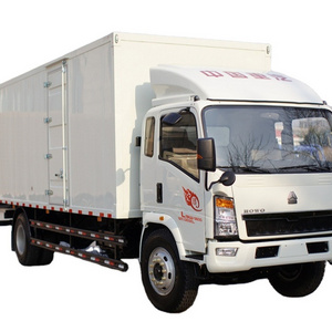 Howo Sinotruk Mini 3.5 Ton Van Cargo Truck,Small Box Delivery Truck 3 4 5 10 Toneladas Camiones De Carga 26 Ft Caminhao Camion