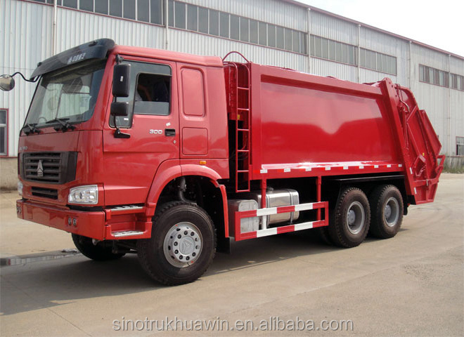 SINOTRUK HOWO Compactor Garbage Truck Prices, Garbage Truck Dimensions Capacity,Garbage Compactor Truck for sale