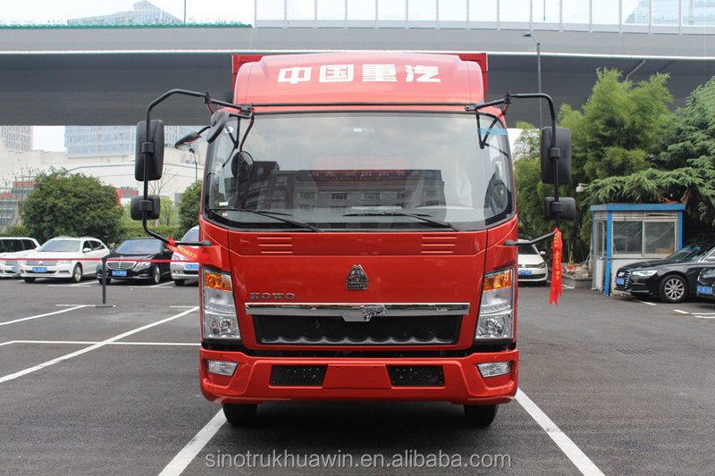 SINOTRUK HOWO High Quality 5 Ton Closed box van Truck