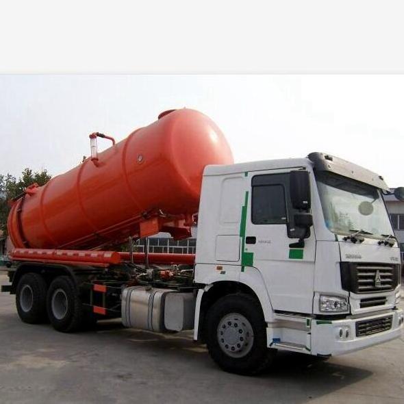 Sinotruk howo 160HP 4x2 6x4 8000L mobile sewage sludge suction vehicle vacuum septic tank truck for sale in south africa