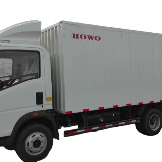 Factory Direct Sales Sinotruk Howo Light Duty Truck 5 Tons Box Truck Van Cargo Truck Camion Fourgon