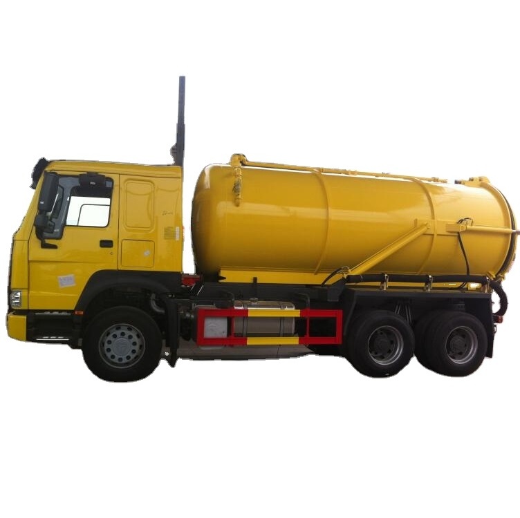 Sinotruk howo 160HP 4x2 6x4 8000L mobile sewage sludge suction vehicle vacuum septic tank truck for sale in south africa