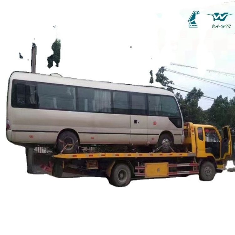 Manufacturer direct sale HOWO emergency car carrier slide bed tow truck flatbed recovery road rescue truck for sale