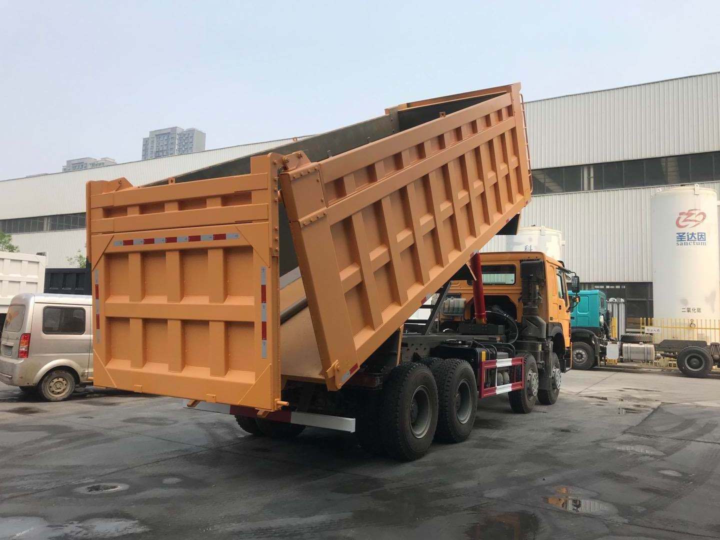 New Howo 12 Wheelers Sinotruk 371 Hp 30 35 40 50 Ton 40T 50T Sino 8X4 High Quality Tipper Truck Dump Truck For Sale