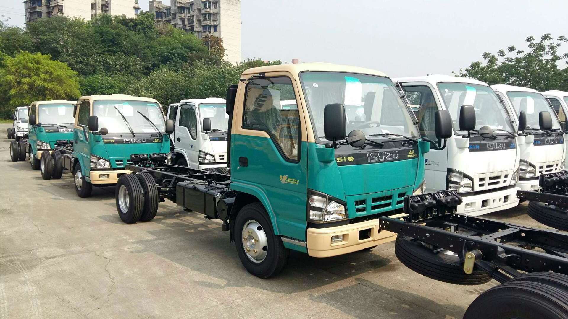 high quality 6 ton load 120 hp new isuzu trucks