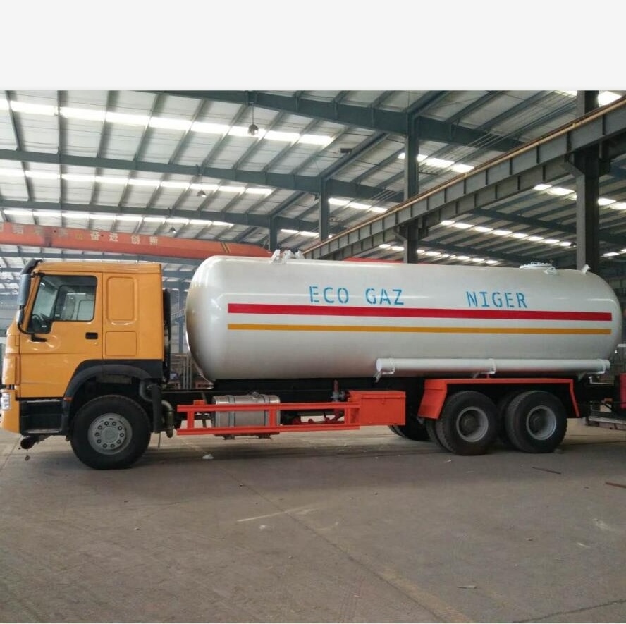 Factory Direct Sales Made in China High Quality Howo 6X4 290 Hp 9 Ton Lpg Gas Tanker Truck