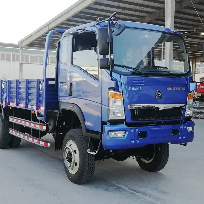 sinotruk howo small lorry camion 6x4 4x4 4X2 flatbed cargo trucks small mini van truck camiones ligeros de china