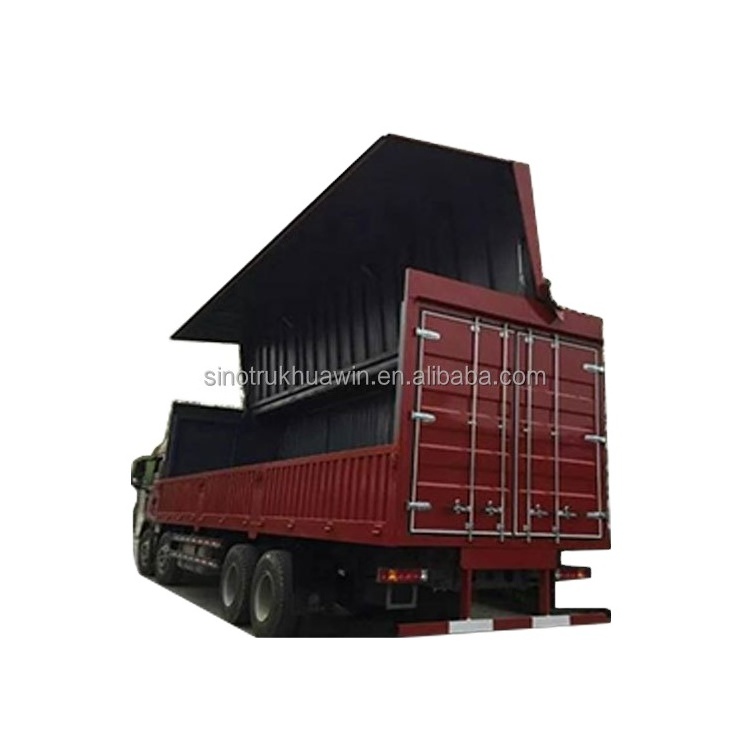 SINOTRUK 12 wheeler Side Body Open box wing van cargo truck for sale in Philippines