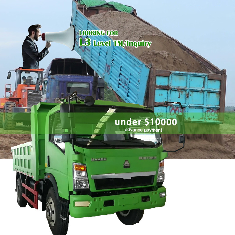 IN PROMOTION!! 12 ton dumper Tipper 4x2 6 Wheel Sand dump Truck Camion Volquete A7 380hp Underground mining dumper truck