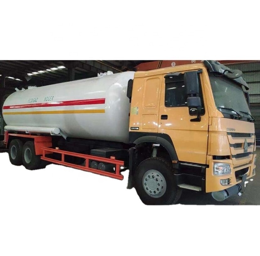 Factory Direct Sales Made in China High Quality Howo 6X4 290 Hp 9 Ton Lpg Gas Tanker Truck