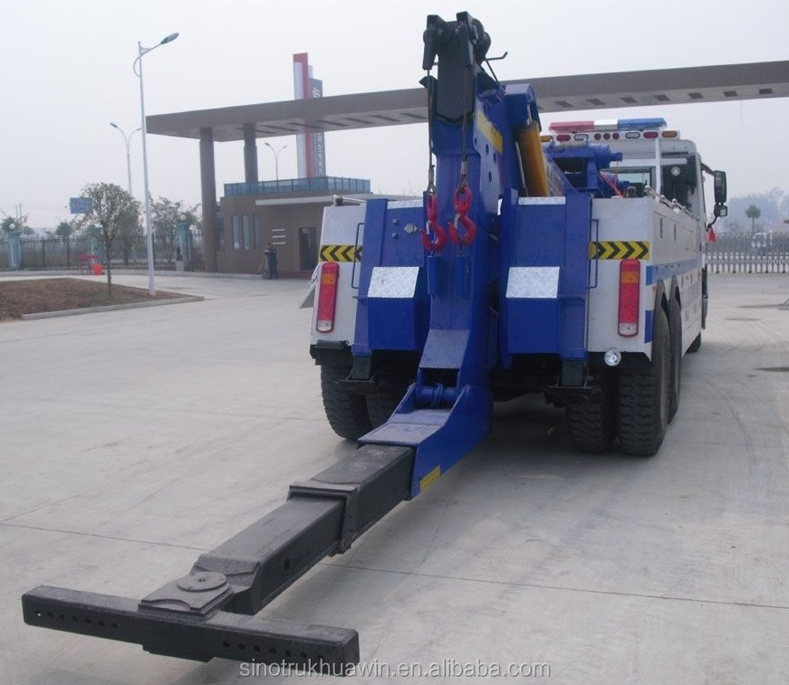 Sinotruk Howo 6X4 Drive Model China 40 Ton Heavy Duty Wrecker Tow Trucks Recovery Vehicle Rescue Wrecker Truck For Sale