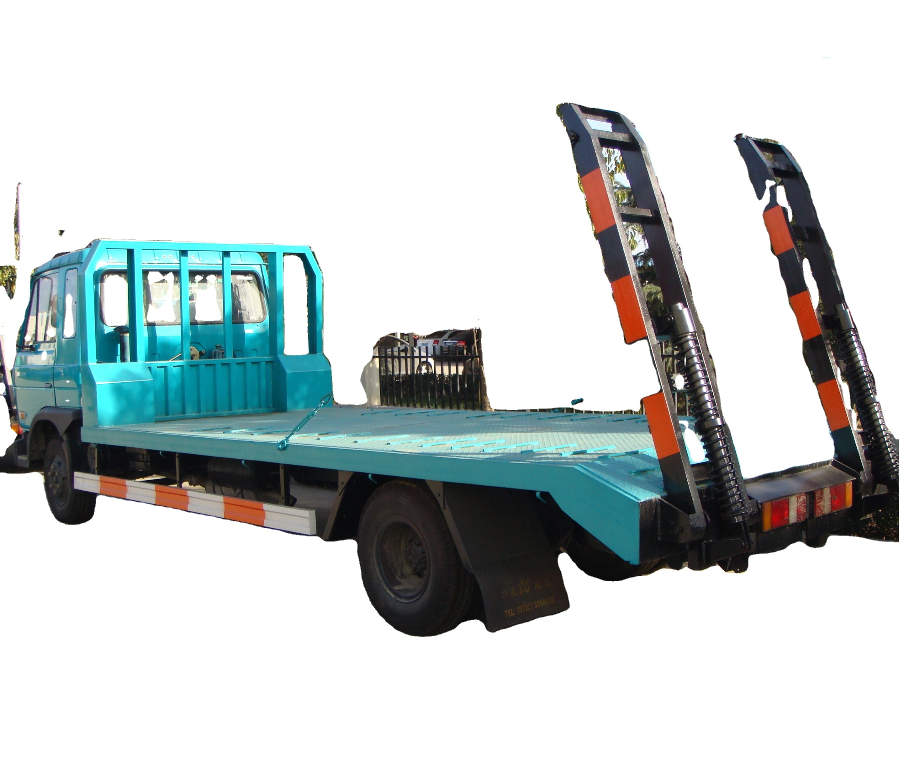 Sinotruk Howo Cheap 4X2 4Ton Self Loader Flat Bed Recovery Truck With 5Ton Crane Flatbed Board Wrecker Tow Truck