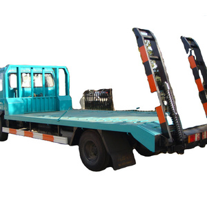 Sinotruk Howo Cheap 4X2 4Ton Self Loader Flat Bed Recovery Truck With 5Ton Crane Flatbed Board Wrecker Tow Truck