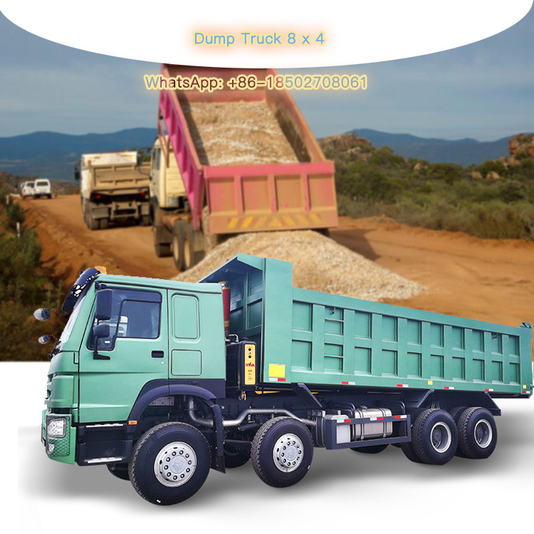 Howo 371 Camion 10 Wheels 4X2 4X4 20 Ton Dump 40 Ton Mine Tipper Truck