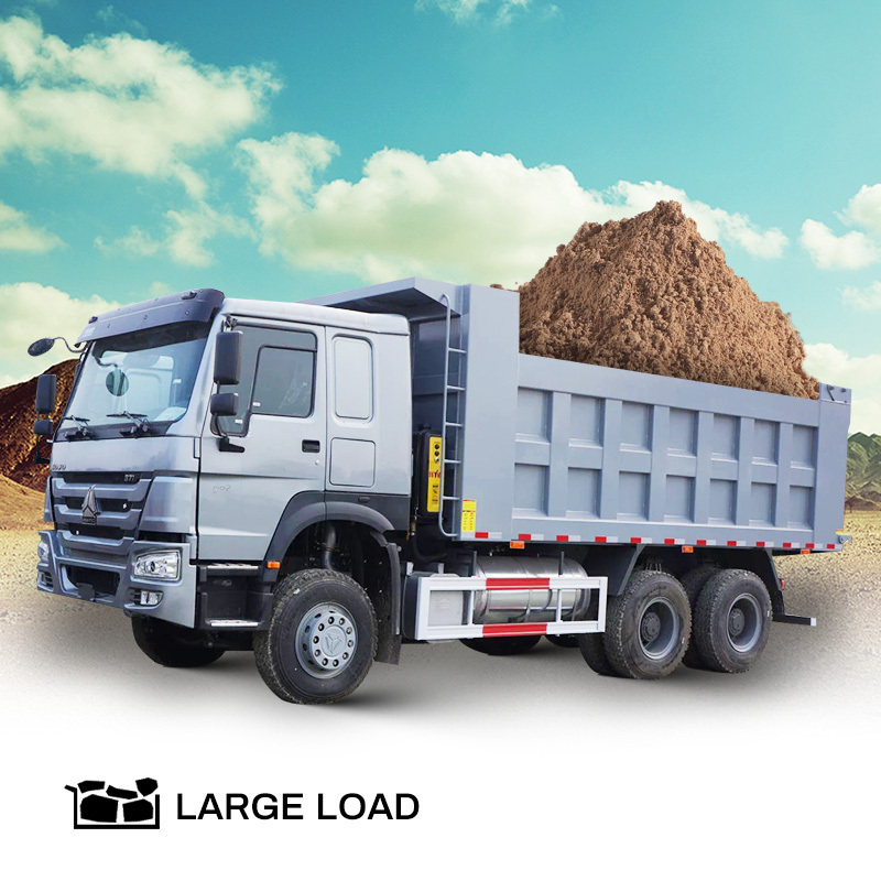 Sinotruck 10 Cube Tipper Truck  Dumper Truck 6 Wheeler Price 4X4 8X4 8 Wheeler Tipper Trucks