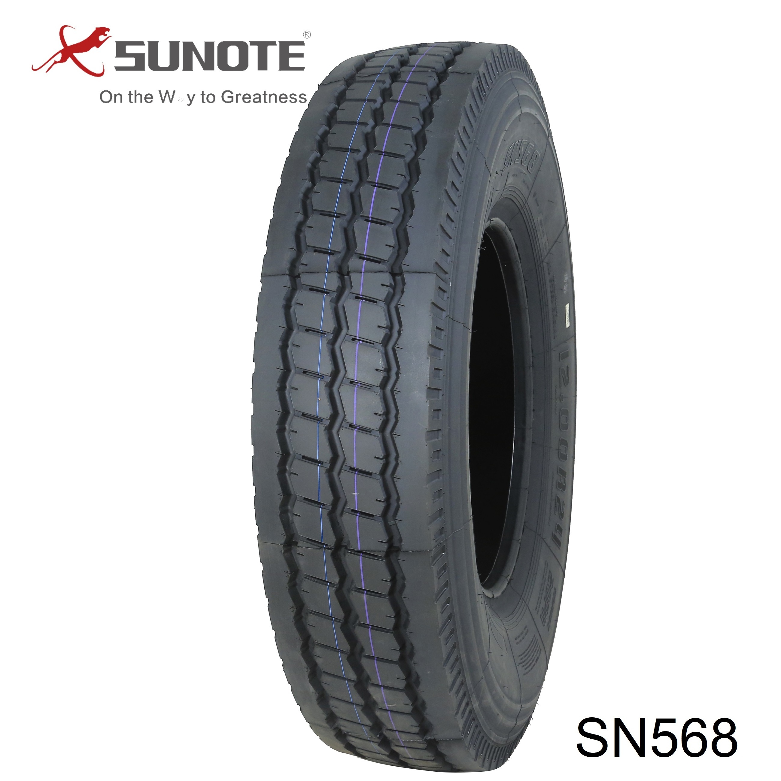 Chinese brand SUNOTE bus tire sizes 1200R24 TIRES