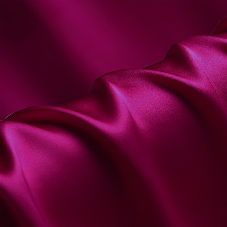 30MM Fabric Thickness Heavy Pure Silk Charmeuse Fabric with different Colors