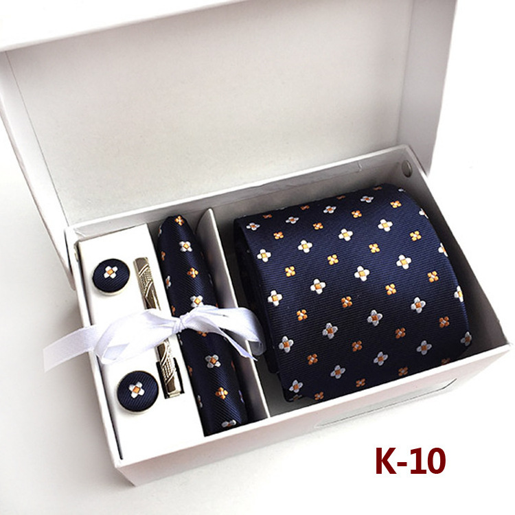 Custom Logo Necktie Men Ties Wholesale Private Label Silk Ties with Gift Box