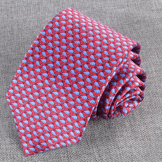 High Quality Men Fashion Neck Tie Custom Lovely Animals Printed Silk Tie