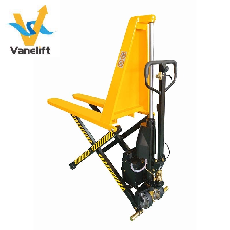 Wholesale High Quality 1000kgs 1500kg Labor Save Eurolift Electric High Lift Pallet Truck Battery Powered Pallet Jack