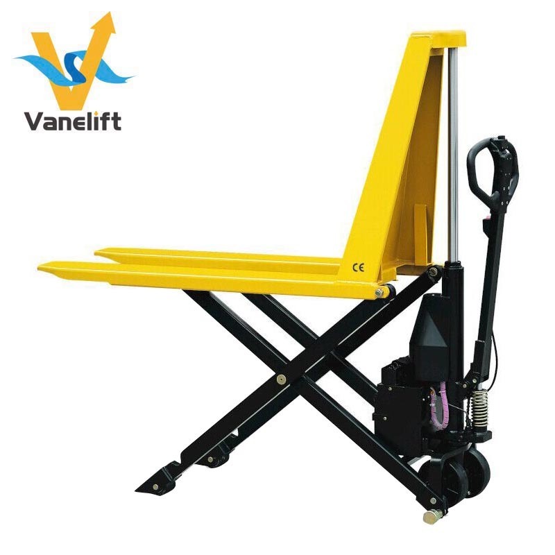 Wholesale High Quality 1000kgs 1500kg Labor Save Eurolift Electric High Lift Pallet Truck Battery Powered Pallet Jack