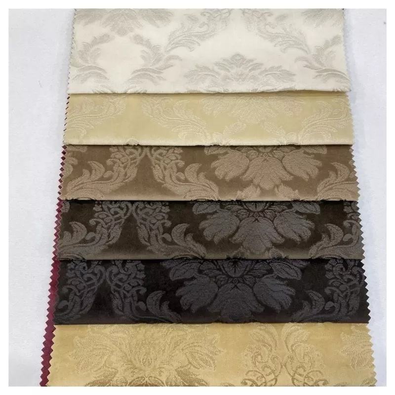 Mid-East hot selling velour glue embossed floral holland velvet upholstery fabric for sofa and curtain