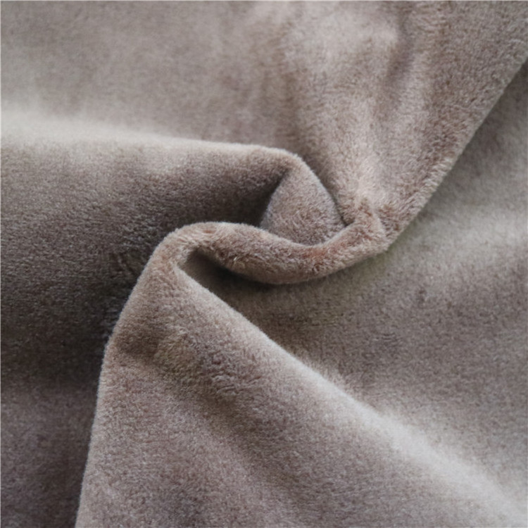 100% polyester synthetic leather suede bonded embossed backed faux fur fabrics