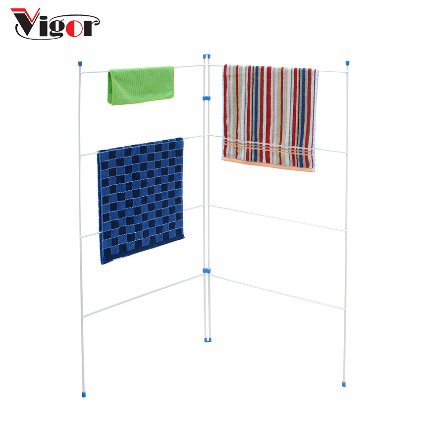 Foldable clothes drying rack rolling collapsible laundry dryer hanger stand cloth storage rack