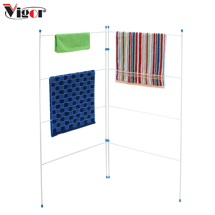 Foldable clothes drying rack rolling collapsible laundry dryer hanger stand cloth storage rack