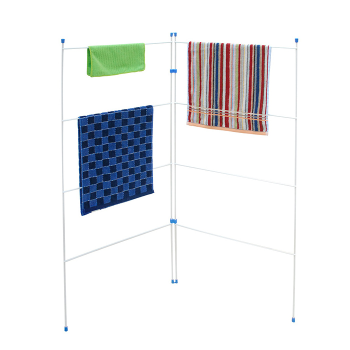 Foldable clothes drying rack rolling collapsible laundry dryer hanger stand cloth storage rack