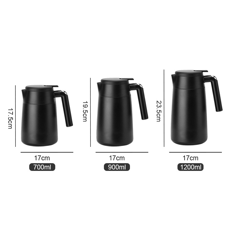 High quality coffee pot maker stainless steel thermal coffee carafe moka pot