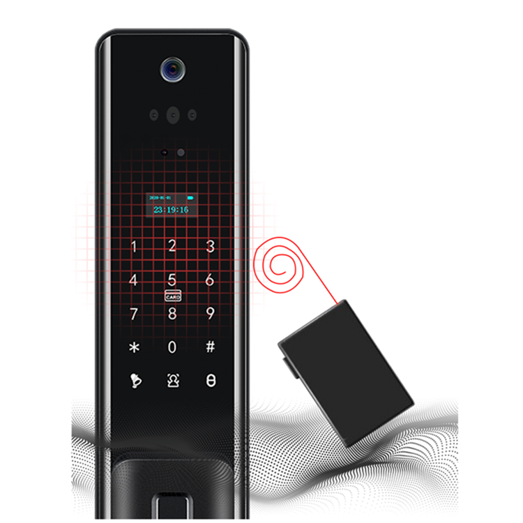 APP 3D Face Recognition Lock Automatic Built-In Camera Electric Safety Smart Door Locks Finger Print Locks with Camera