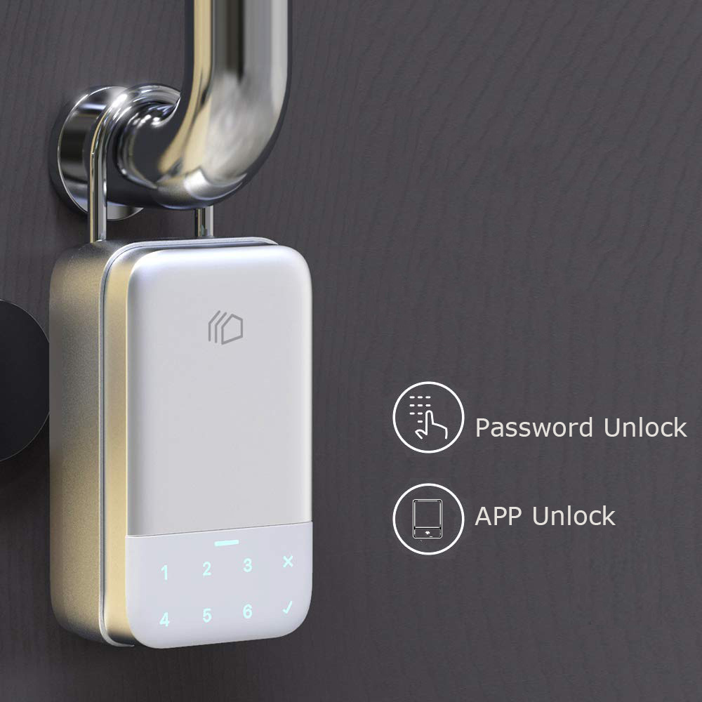 Household Safe Fingerprint Password Digital Phone App TTlock Tuya Wifi Keyless Smart Door Lock Key Box