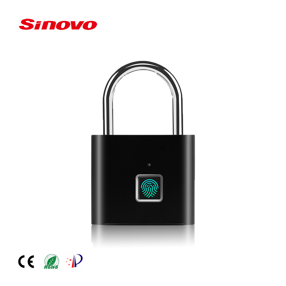 Biometric Candados Inteligente Finger Print Smart Pad Lock Seguridad Electronic Fingerprint Padlocks