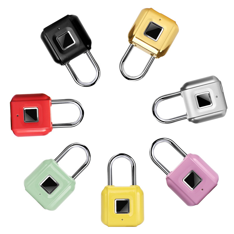 Intelligent Smart Lock IP26 High Security Zinc Alloy Combination Door Lock Fingerprint Unlock New Padlock