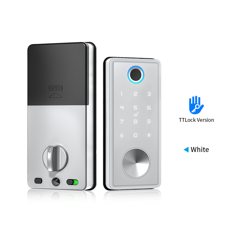 Wifi Digital Front Keyless Smart Electronic Door Locks Tuya App Keypad TTlock Home Smart Deadbolt Lock