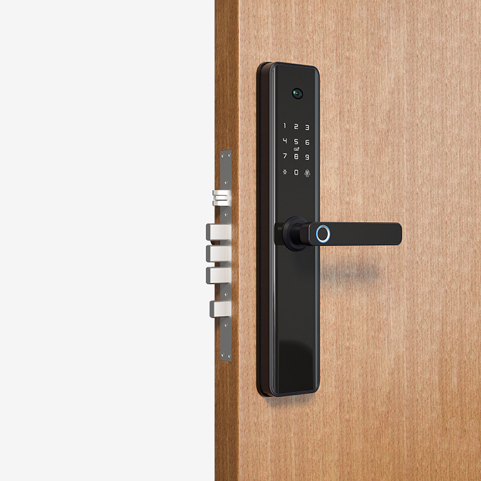 WIFI Tuya APP Control Card Fingerprint Door Lock Digital Lock Intelligent Electric Smart Door Lock With Camera