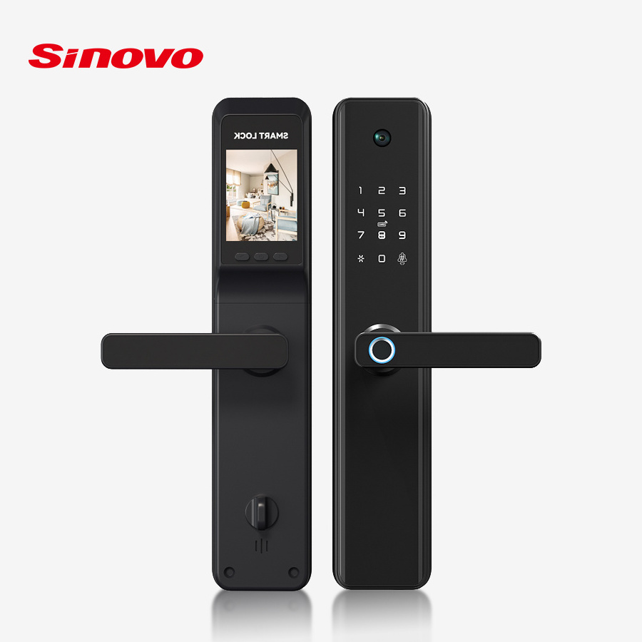 Waterproof Smart lock WIFI APP Smart Door Lock Aluminum Fingerprint Inside Digital Handle Keyless Tuya Smart Lock