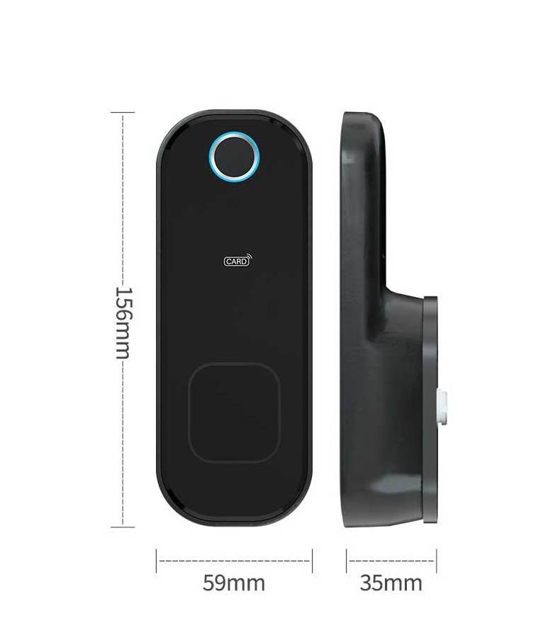 TUYA WIFI Electric Digital Fingerprint Door Lock TT lock Remote Unlock Cerradura Inteligente Digital Smart Lock