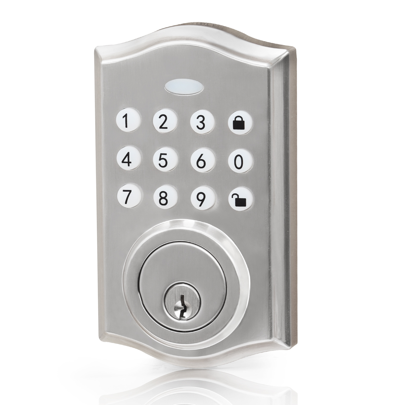 Fingerprint Door Lock  Electronic Keypad Deadbolt with Keys Biometric Smart Locks  Auto Lock Easy Install