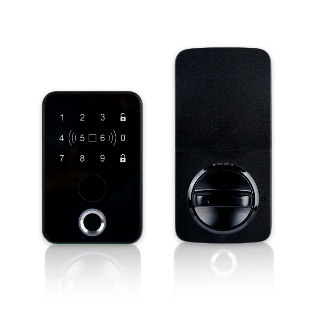 Bluetooth Keyless Entry Deadbolt Electronic Deadbolt Lock for Front Door Fingerprint Door Lock with APP Control