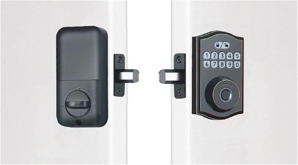 Front Door Smart Locks Electric Keypads Code Smart Door Deadbolt Lock for Wooden Metal Door